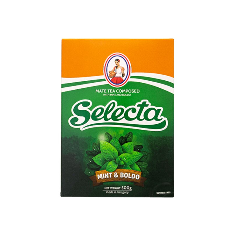 Ceai Selecta Menta Boldo Refresca el Doble, Yerba Mate, Menta, 0.5kg